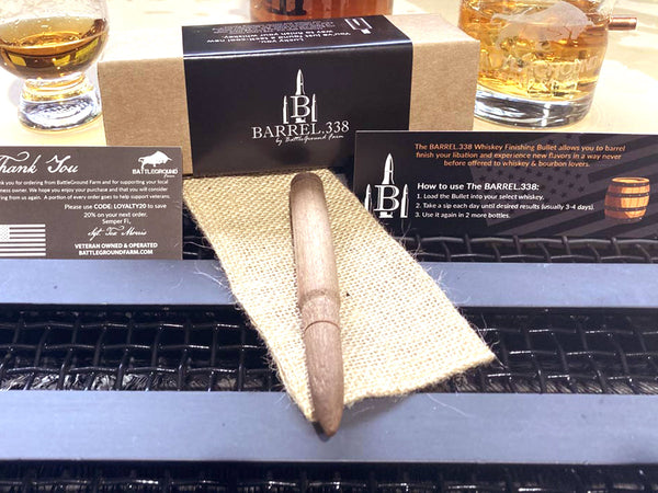 The Bourbon Bullet - Whiskey Aging Stick – BattleGround Farm