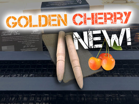 New! Golden Cherry Barrel.338 Double Shot