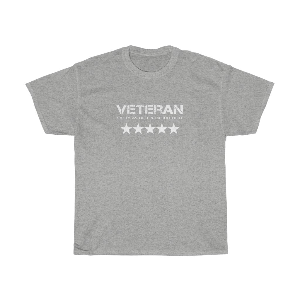 Veteran Salty & Proud - Men's Cotton TShirt