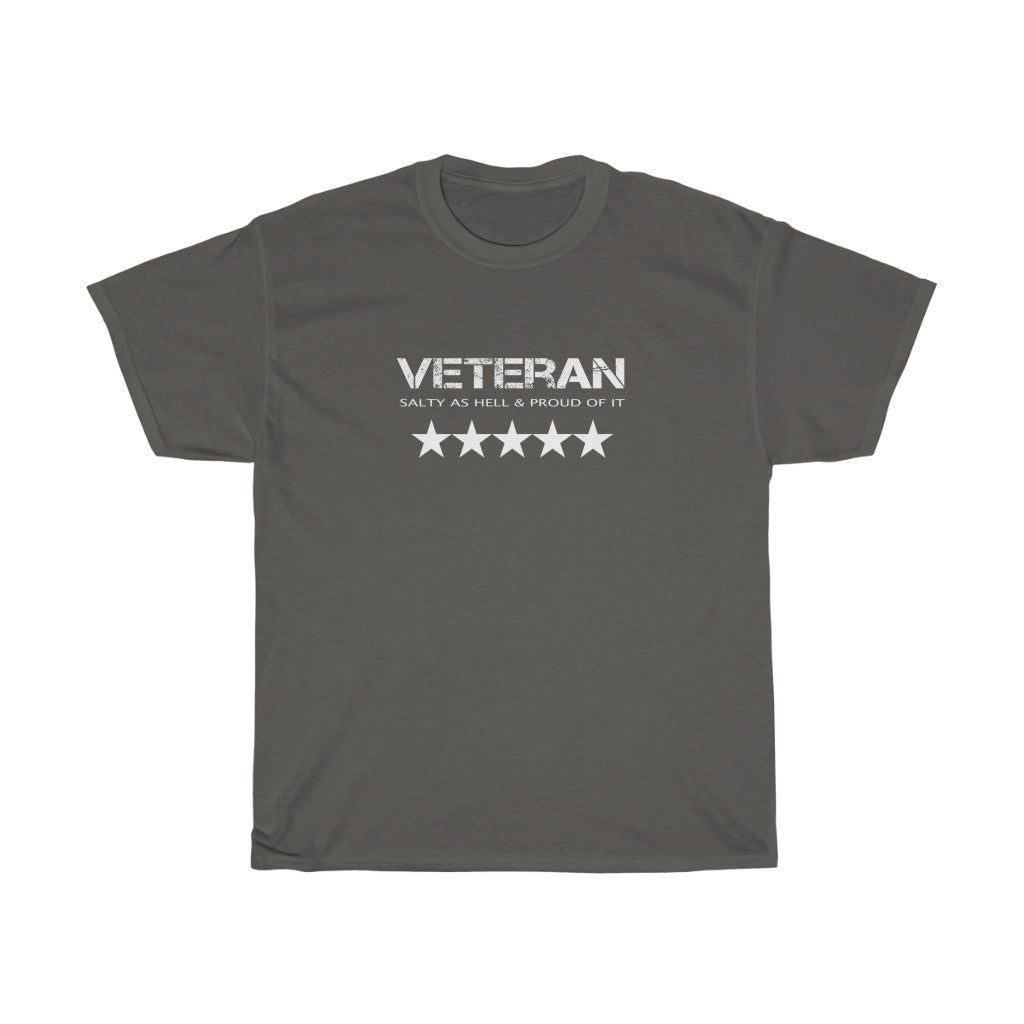 Veteran Salty & Proud - Men's Cotton TShirt