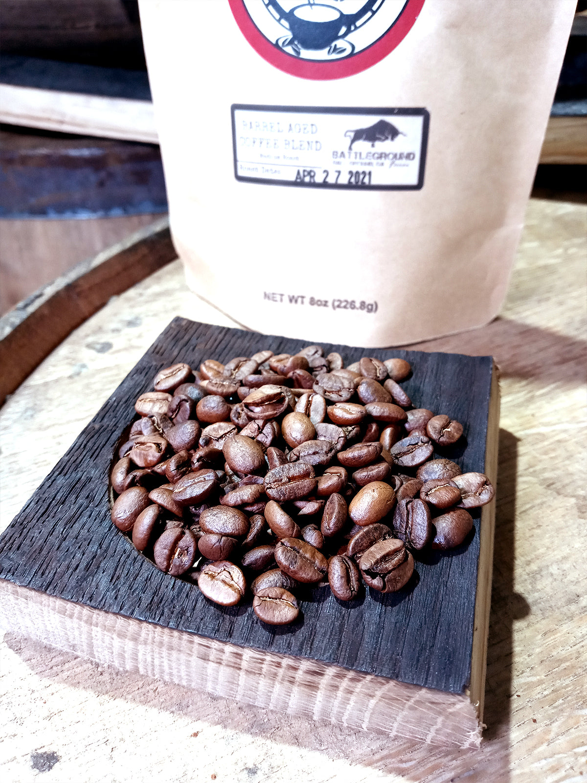 Bourbon Barrel Aged Coffee - Medium Roast